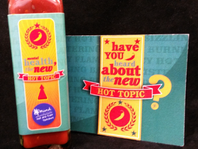 HEYMind chilli sauce and postcard HEYMind chilli sauce and postcard